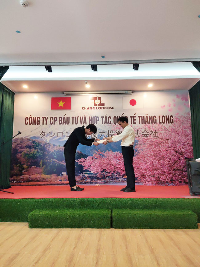 Graduation Ceremony for Technical Intern Trainees on January 1, 2020